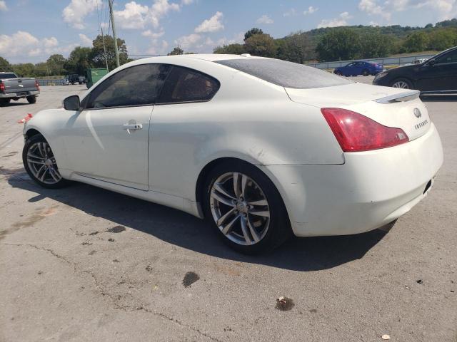 JNKCV64E28M129934 - 2008 INFINITI G37 BASE WHITE photo 2
