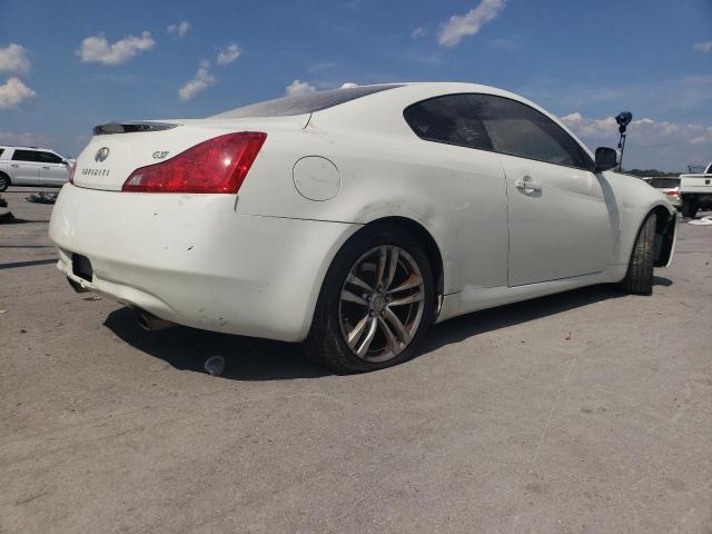 JNKCV64E28M129934 - 2008 INFINITI G37 BASE WHITE photo 3