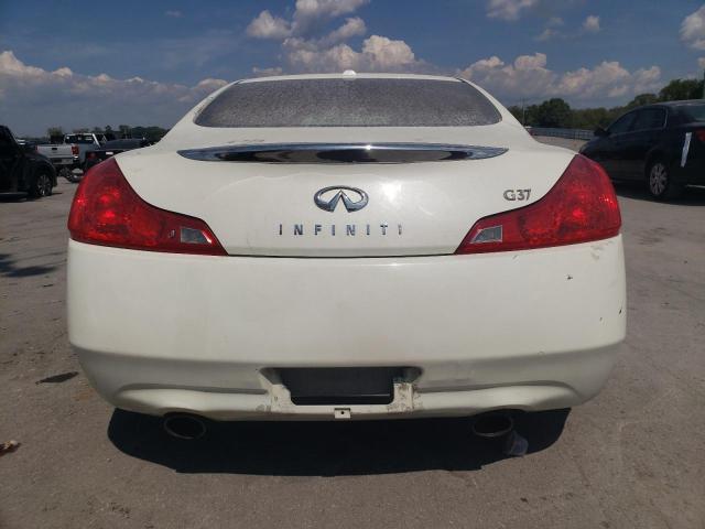 JNKCV64E28M129934 - 2008 INFINITI G37 BASE WHITE photo 6
