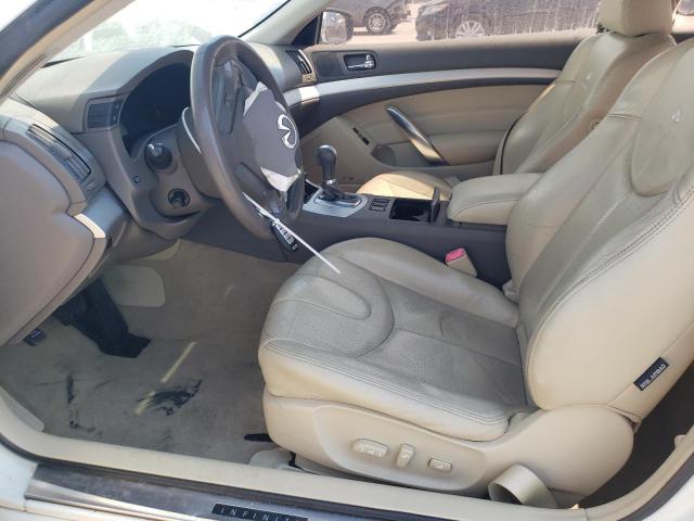 JNKCV64E28M129934 - 2008 INFINITI G37 BASE WHITE photo 7