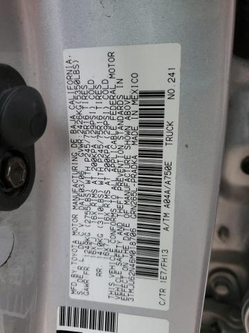 3TMJU62N46M018706 - 2006 TOYOTA TACOMA DOUBLE CAB PRERUNNER SILVER photo 13