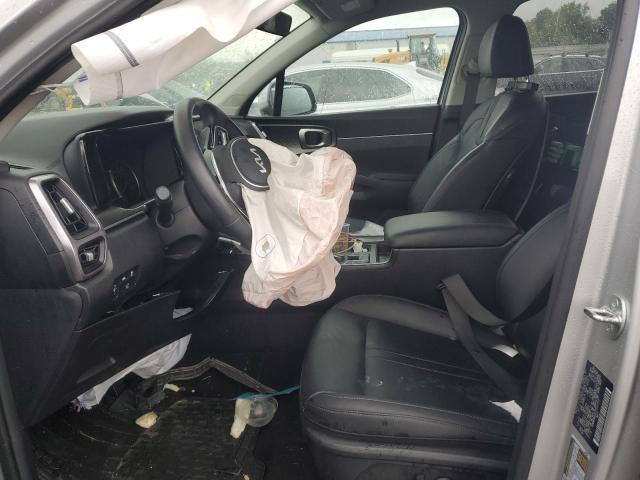 KNDRHDLG7P5221527 - 2023 KIA SORENTO EX SILVER photo 7