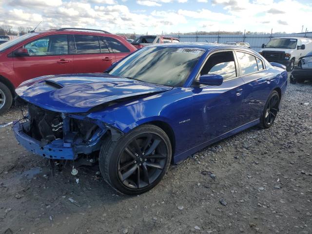 2C3CDXCT1MH661283 - 2021 DODGE CHARGER R/T BLUE photo 1