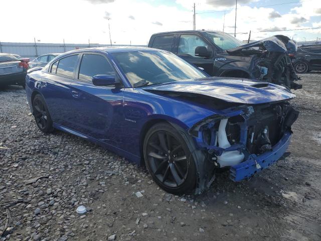 2C3CDXCT1MH661283 - 2021 DODGE CHARGER R/T BLUE photo 4