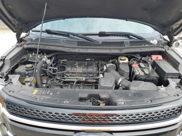 1FM5K7F83DGB91850 - 2013 FORD EXPLORER LIMITED BLACK photo 11