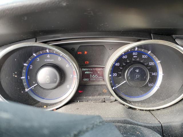 5NPEB4AC9BH085927 - 2011 HYUNDAI SONATA GLS BLUE photo 9