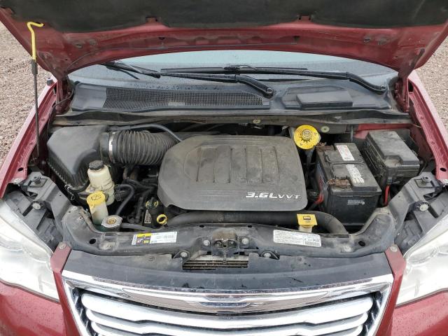 2C4RC1BGXDR818894 - 2013 CHRYSLER TOWN & COU TOURING RED photo 12