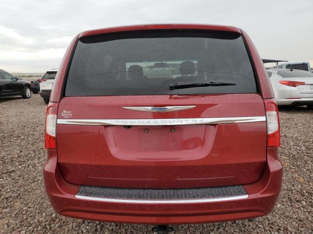 2C4RC1BGXDR818894 - 2013 CHRYSLER TOWN & COU TOURING RED photo 6