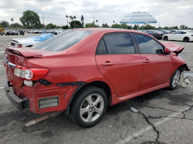 5YFBU4EE4DP176635 - 2013 TOYOTA COROLLA BASE Qırmızı foto 3