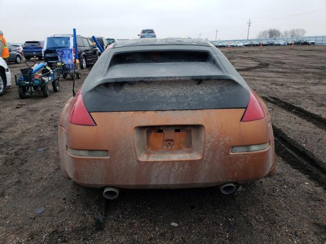 JN1AZ34D85M600566 - 2005 NISSAN 350Z COUPE ORANGE photo 6