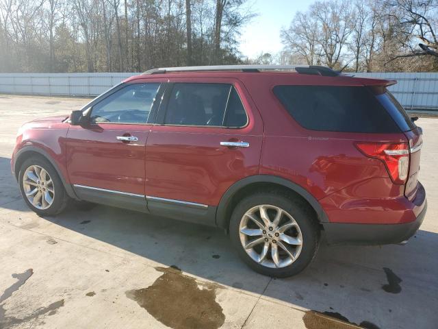 1FM5K7F92DGA98844 - 2013 FORD EXPLORER LIMITED RED photo 2