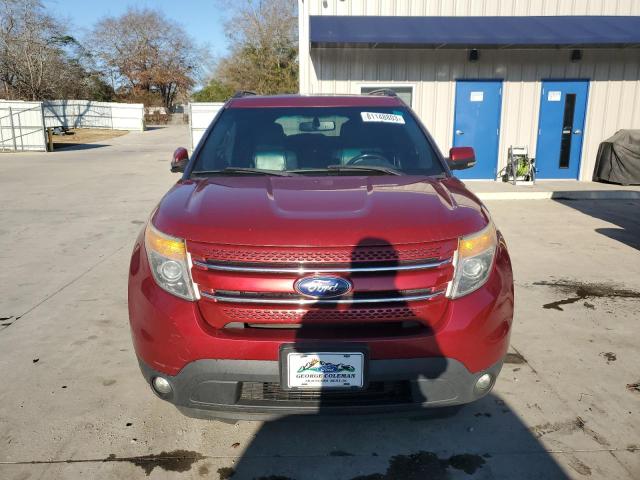 1FM5K7F92DGA98844 - 2013 FORD EXPLORER LIMITED RED photo 5