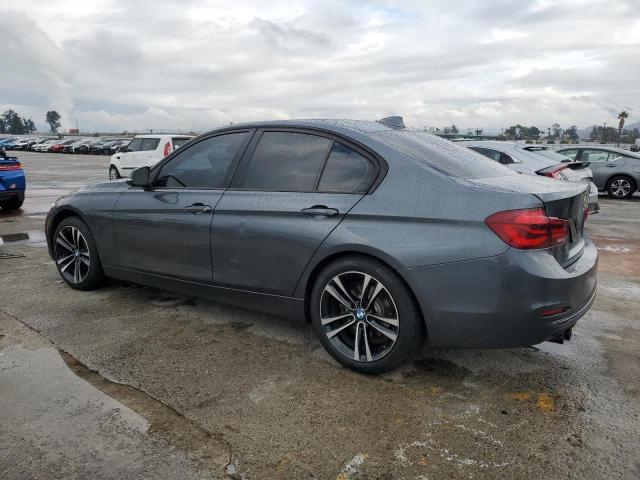 WBA8B9G54JNU97381 - 2018 BMW 330 I GRAY photo 2