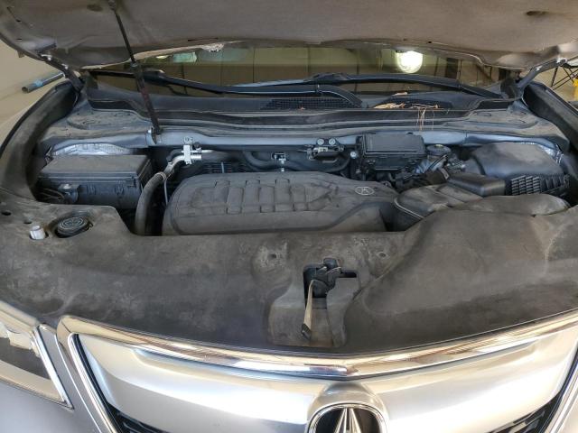 5FRYD3H49GB018104 - 2016 ACURA MDX TECHNOLOGY SILVER photo 12