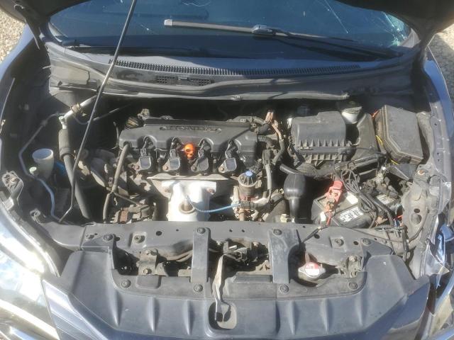 2HGFG3B57FH512439 - 2015 HONDA CIVIC LX Մոխրագույն լուսանկար 11