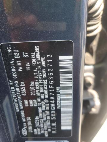 5XXGM4A71FG363713 - 2015 KIA OPTIMA LX BLUE photo 13