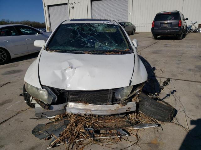 1HGFA16847L028758 - 2007 HONDA CIVIC EX WHITE photo 5