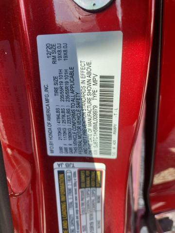 5J8TC1H58ML009979 - 2021 ACURA RDX TECHNOLOGY RED photo 13