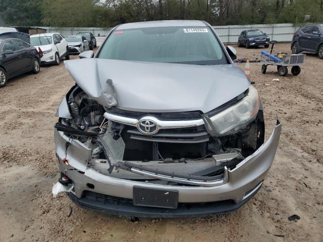 5TDBKRFH0GS352393 - 2016 TOYOTA HIGHLANDER LE SILVER photo 5