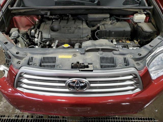 5TDZA3EHXAS002423 - 2010 TOYOTA HIGHLANDER RED photo 11