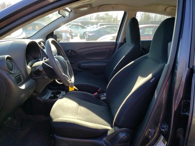 3N1CN7AP8FL809019 - 2015 NISSAN VERSA S GRAY photo 7