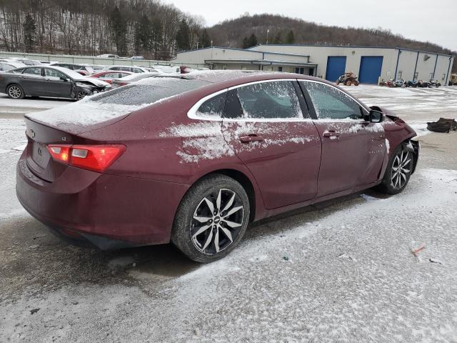 1G1ZE5ST2GF170776 - 2016 CHEVROLET MALIBU LT MAROON photo 3