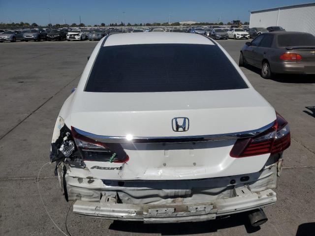 1HGCR2F32GA097093 - 2016 HONDA ACCORD LX WHITE photo 6