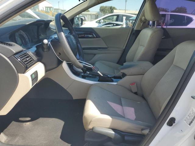 1HGCR2F32GA097093 - 2016 HONDA ACCORD LX WHITE photo 7