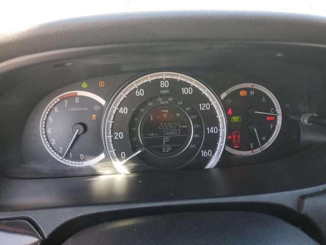 1HGCR2F32GA097093 - 2016 HONDA ACCORD LX WHITE photo 9