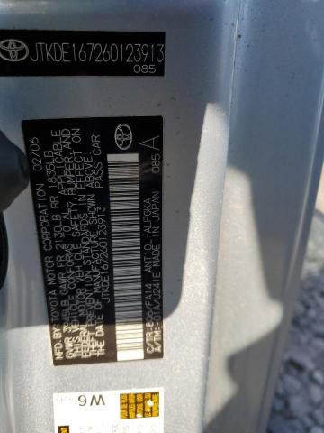 JTKDE167260123913 - 2006 TOYOTA SCION TC Көк фото 12