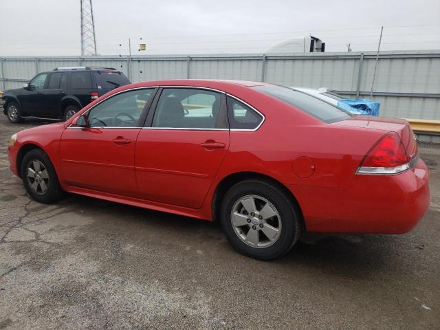 2G1WF5EK0B1212073 - 2011 CHEVROLET IMPALA LS RED photo 2