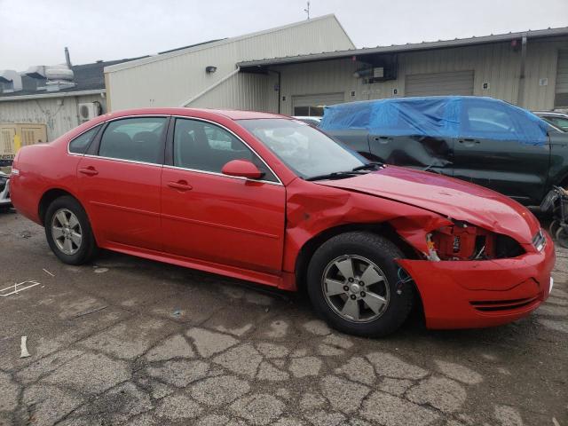 2G1WF5EK0B1212073 - 2011 CHEVROLET IMPALA LS RED photo 4