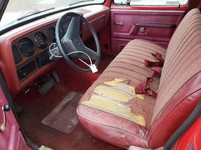 1B7FD04YXJS665640 - 1988 DODGE D-SERIES D100 RED photo 7