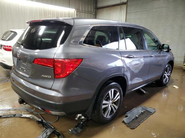 5FNYF6H52GB127039 - 2016 HONDA PILOT EXL GRAY photo 3