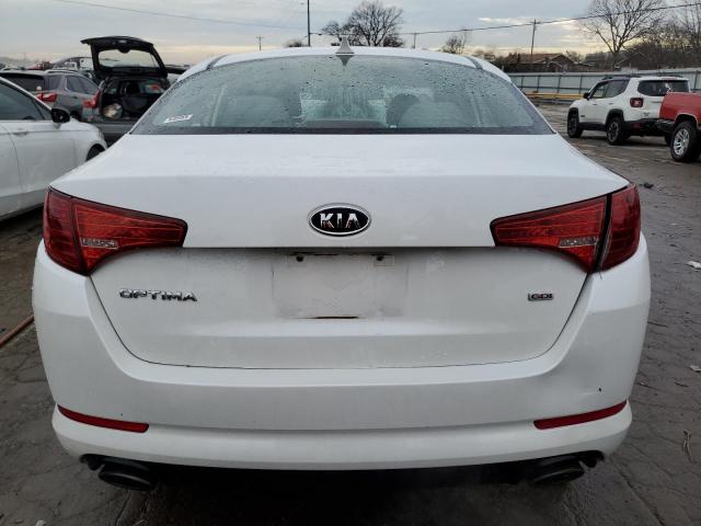 KNAGM4A74B5073011 - 2011 KIA OPTIMA LX WHITE photo 6