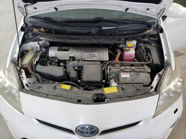 JTDKN3DU9D5589812 - 2013 TOYOTA PRIUS WHITE photo 12