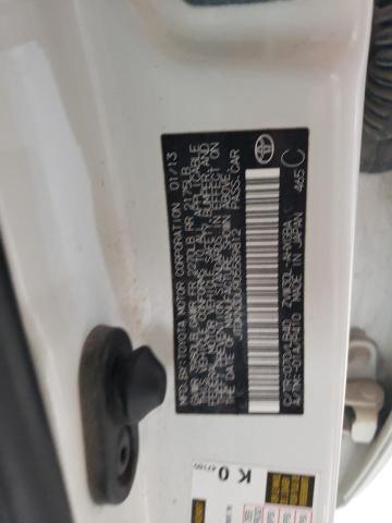 JTDKN3DU9D5589812 - 2013 TOYOTA PRIUS WHITE photo 14