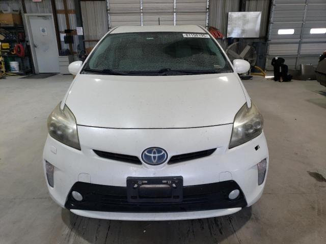 JTDKN3DU9D5589812 - 2013 TOYOTA PRIUS WHITE photo 5
