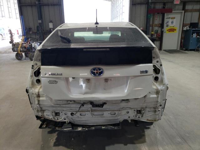 JTDKN3DU9D5589812 - 2013 TOYOTA PRIUS WHITE photo 6