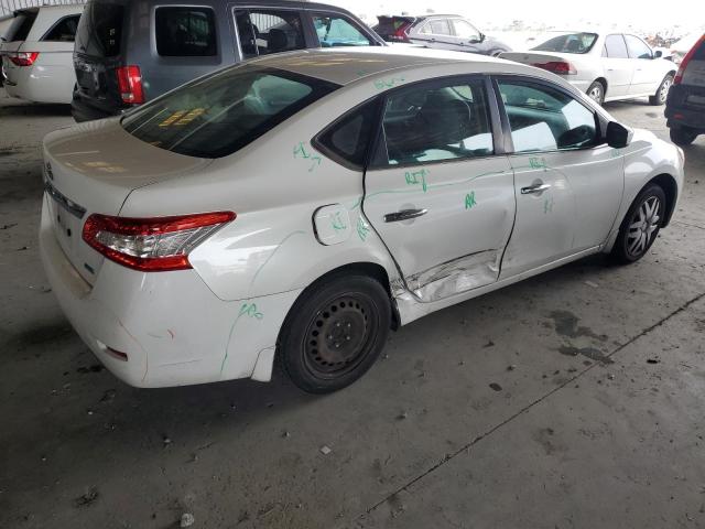 3N1AB7APXDL757776 - 2013 NISSAN SENTRA S Blanc photo 3