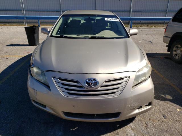 4T1BE46K79U834651 - 2009 TOYOTA CAMRY BASE GOLD photo 5