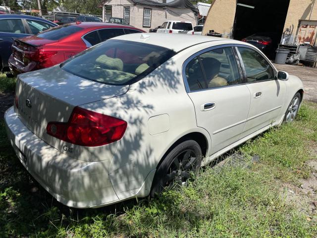 JNKCV51E46M519011 - 2006 INFINITI G35 WHITE photo 4