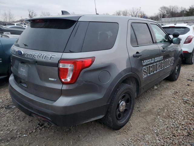 1FM5K8AR8GGA19064 - 2016 FORD EXPLORER POLICE INTERCEPTOR GRAY photo 3