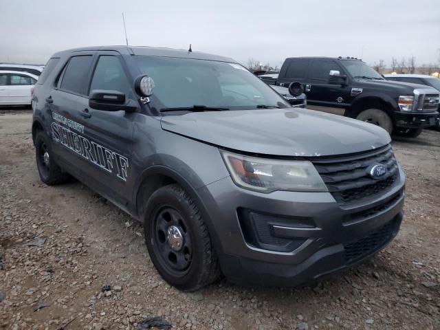 1FM5K8AR8GGA19064 - 2016 FORD EXPLORER POLICE INTERCEPTOR 灰色 照片 4