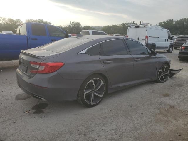 1HGCV1F37JA218763 - 2018 HONDA ACCORD SPORT Grau Foto 3