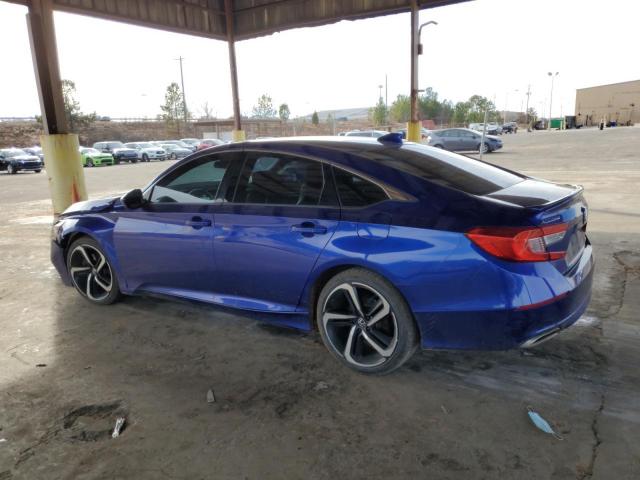 1HGCV1F37LA049556 - 2020 HONDA ACCORD SPORT BLUE photo 2