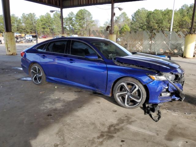 1HGCV1F37LA049556 - 2020 HONDA ACCORD SPORT BLUE photo 4