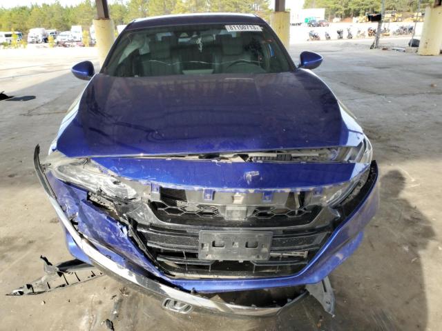 1HGCV1F37LA049556 - 2020 HONDA ACCORD SPORT BLUE photo 5