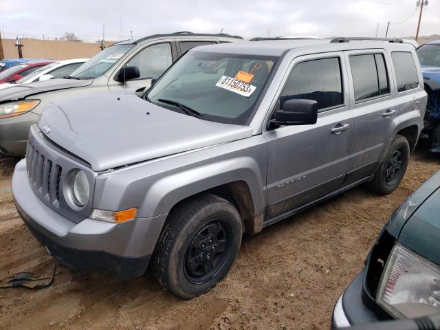 1C4NJPBB0HD152875 - 2017 JEEP PATRIOT SPORT GRAY photo 1