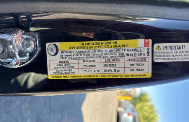 5YJXCDE44JF091690 - 2018 TESLA MODEL X Қара фото 10